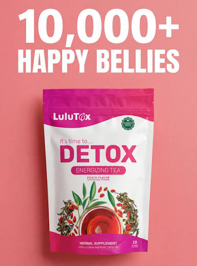Lulutox Detox Tea trusted by more than 10,000 happy bellies